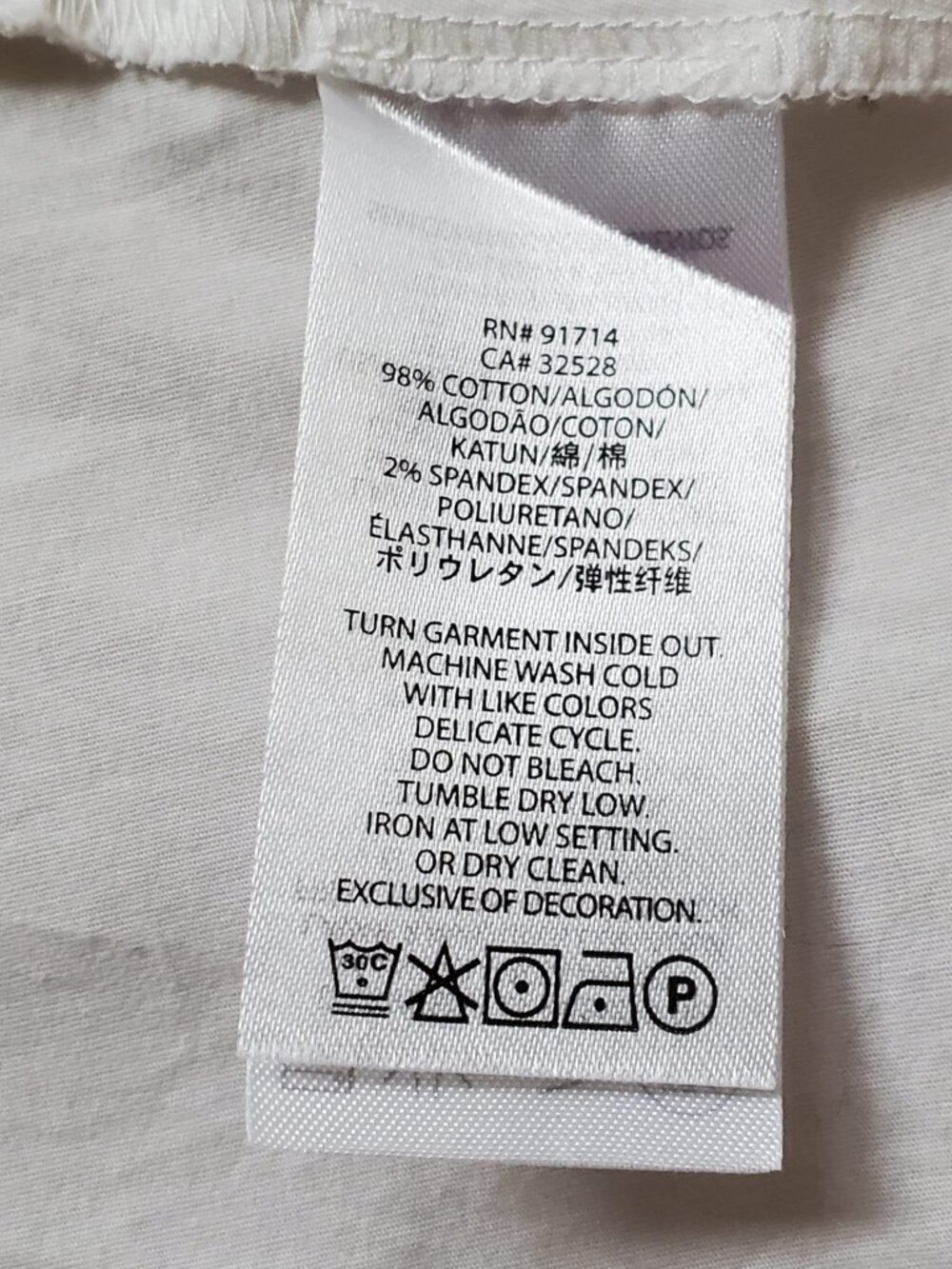 Armani Exchange White Cotton Fit & Flare Shirt Dress, 6 - Picture 9 of 14